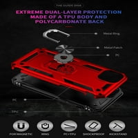 Za iPhone Pro Plus Mini XR 6S SE CASE Dvostruki slojevi otporan na udarce sa izgrađenim u Kickstand