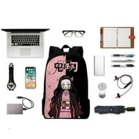 Demon Slayer Cosplay školski ruksak, lagana torba na ramenu torba za dječake i djevojčice, putni bag laptop casual patnjak za tinejdžere, stil c