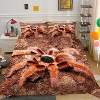 Poklopac kreveta Jedinstveni dizajn Creative Boy Man Man Duvet Poklopac 3D Spider Slikanje Početna Tekstil, pun