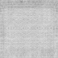 Ahgly Company u zatvorenom okruglom apstraktnom sivom suvremenim prostirkama, 7 'okruglica