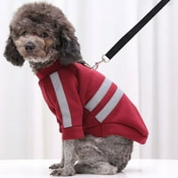 Jiaroswwei džemper bez kapa za pse od reflektirajuće vučne odjeće za zimsku toplu kućnu odjeću