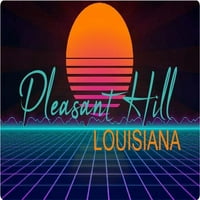 Pleasant Hill Louisiana Vinil Decal Stiker Retro Neon Dizajn