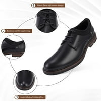 -More Muškarci Oxford Cipele Business Haljine Cipele Muškarci Večeve Vintage Kožne cipele Poslovne casual