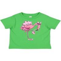 Inktastična flamingo balerina u TUTU i baletnim nožničkim cipelama poklon mališač majica za djecu ili majicu Toddler