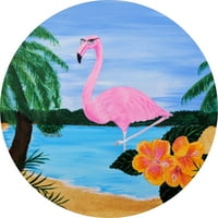 Poklopac guma Centralni tropski poklopac za rezervni poklopac guma Flamingo za 215 75R15
