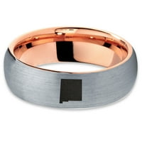 Tungsten New Mexico The Zemljasnica za očaravanje State Band Bink Muškarci Žene Udobne cipele 18K Rose