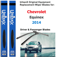 Urbban 2-u - sve sezone Vodovodne snage Originalna oprema za zamjenu brisača za Chevrolet Equino 24 i 17 vozač i suvozačka strana