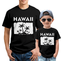 -Irt, dječaci i muški palmi havajske majice za muškarce, casual kratkih rukava za vrat, grafički majice