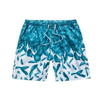 HAITE Par plaža Hlače Cvjetne tiskane ljetne kratke hlače Izvođenje elastične strugove Drće odmoru Mini