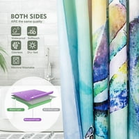 Šareno moderno tuš sa zavjesom od 3D kupaonice sa kukama Dekorativni pregradni ekran 180 * Poliesterska krpa za pranje