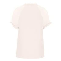 Ženski trendy Ljetni pola rukava Pulover, pulover, majice, majice, majice Dame izlaze plus veličina