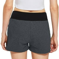 DMQupv Lounge Hlače Ženske kratke hlače Ležerne vježbi Ležerne prilike Ženske žene Kamuflažne Yoge Shorts