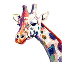 Šarene žirafe na bijelom posteru Ispis Andy Beauchamp # 15253D