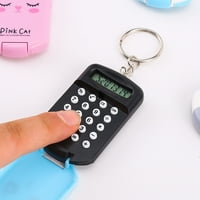Meterk mini kalkulator Slatki crtani crtani s cifre za ključeve Prikaz prijenosne veličine džepa Kalkulator za djecu Studentski pribor za školu