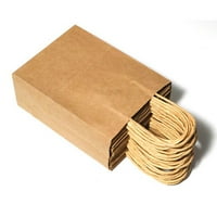 Bulk kraft papirne vrećice Poklon Kupovina za nošenje zanatske smeđu torbu sa ručkama