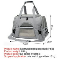 Btobackyard PET torbica za mačke za pse Travel Put Puppy torbe na otvorenom za mačke i male pse najlonski