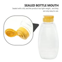 Prozirna plastična boca za boce od hrane za pakovanje boca za boce medena posuda sa poklopcem za džemat