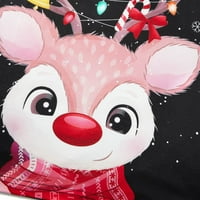 Yilvust Red Deer Porodica Božićne PJS odgovaraju setovi za odrasle i djecu Holiday Xmas Jammies Sleep