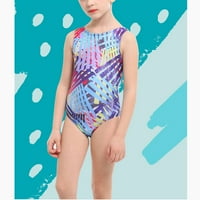 Dječji jednodijelni kupaći kostimi odijelo prekrasno šareno ljeto kupaći kostim za plažu za djevojku