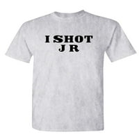 Shot JR - Unise pamučna majica Tee majica, drveni ugljen, mali