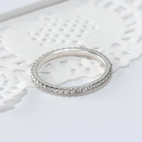 Toyella s sterling srebrna platina cirkon dijamantna prstena SR stil 9