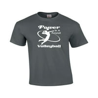 Snaga majica odbojke kratkih rukava u Ponytail Team Sport-charcoal-XL
