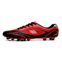 Sanviglor Girls Boys Soccer Cleats Comfort tenisice Trening fudbalske cipele Sportska prozračna lagana cipela lagana čipka za crne bijele duge klase, stil B 11.5c