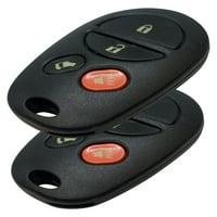 Čuvajte par zamene dugmeta za Toyota Sienna daljinski i novi Duracell baterija W bočna vrata GQ43VT20T