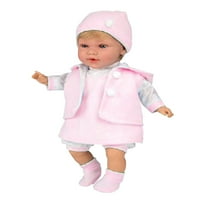 Ann Lauren lutke Baby lutka s ružičastom haljinom plavuše plave oči