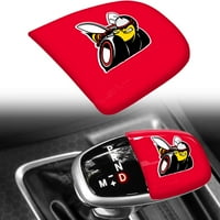 za šrat ACEESESES DODGE Challenger Charger Durango Gear Shifter Krup poklopac pribor - ABS plastika sa jedinstvenom površinom stila, savršena za ukras - Ruby Red