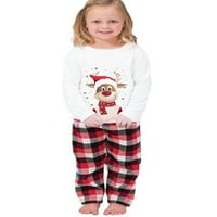 Xingqing Božićne pidžame za obitelj podudaranje božićne pidžame set PJS Holiday Xmas Porodična jammies Sleep odjeća za Xmas
