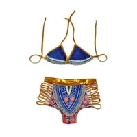 Zlatni pečat kupaći kostim struk kvalitet ispisa Kvalitet retro stila Bikini set Molimo kupite jednu