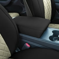 Bež puni set Neoprene Custom FIT pokrivači sjedala za Tesla Model Y