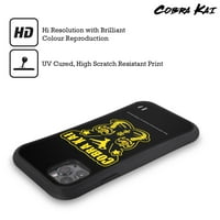 Dizajni za glavu Dizajn službeno licencirane Cobra Kai Komponzirao je umjetni logotip hibridni slučaj kompatibilan sa Apple iPhone Pro