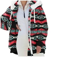Advicinske jakne za žene Ženski dugi kaput ženski dugi meki kaput topli mekani modni najvremeni patentni
