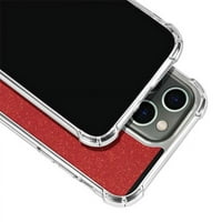 Skinite Glitter Diamond Red Glitter iPhone Pro Clear Case