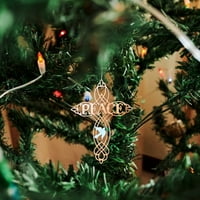 Cuoff Decor Decor kupaonica Dekor Zidni dekor ukras Nativit Božićni ukras božićni ukras Ornament Tree