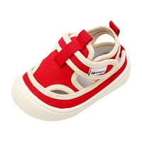 Floleo Clearence Toddler cipele za bebe dječake Djevojke slatke čvrste boje izdubljene neklizajuće mekane