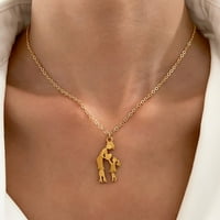 Ogrlice za žene dizajn umetnuli jednostavno žensko nakit ogrlica dame privjesak ogrlica poklon zlato