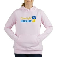 Cafepress - postolje sa Ukrajinom mirnim ženama moćnoj dukseri - Ženska dukserica sa kapuljačom