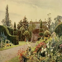 Neki engleski vrtovi Arley, print za plakat Alcove od George S. Elgood