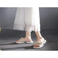 Zodanni ženski ugodne papuče bez leksa unutarnji i vanjski casual tought sandal udobne ravne sandale