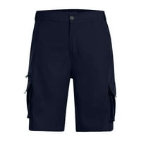 Muške klasične kratke hlače Pocket kratke hlače na plaži Duljina koljena Tergo hlače Ravne tasterne hlače mornarice l
