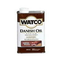 Pint WATCO Srednji orahnski danski ulje Zavrh za ulje Rust-Oleum mrlja 242115