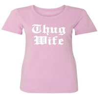 Thug supruga ženska crewneck tee