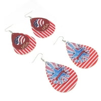 Parovi američki dizajn zastava Naušnice Stilska ureda za uši za uši casual nakit party dekor za uši za žene djevojke