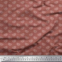 Soimoi pamučna kambrska tkanina tot & paisley ispis tkanina od dvorišta široko