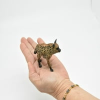 Hyena, hijaene, primećeni, muzejski kvalitet, guma, životinja, obrazovna, realna, ručno oslikana, slika, životna figurica, replika, poklon, 1 2 CWG B240