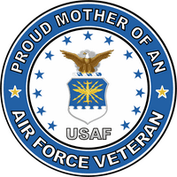 U.S. Air Form veteran ponosan majka naljepnica