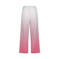 Ženske ležerne pamučne pamučne pantalone, bagere, pantalone u boji, hlače sa elastičnim strukom FIT CAPRIS pantalone